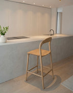 Ami barkruk - Houten zitting