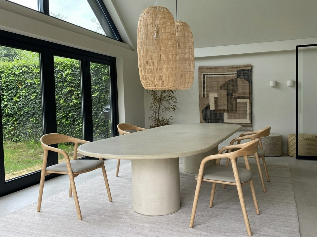 Ami eetkamerstoel light - Beige leer
