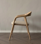 Ami eetkamerstoel light - Beige leer