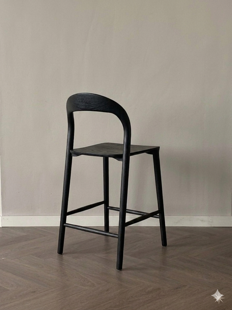 Ami barkruk - Houten zitting