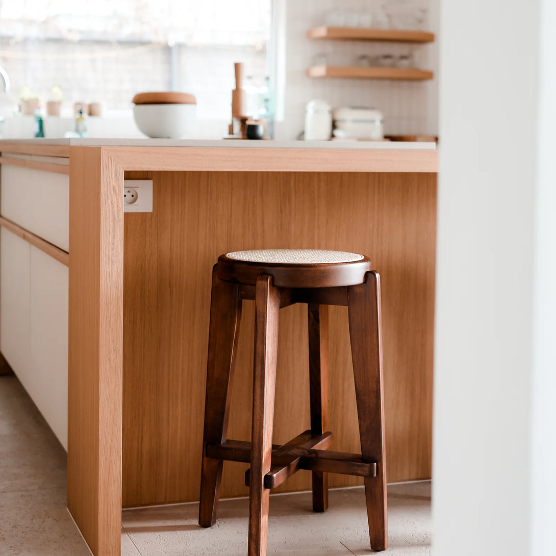 Pablo Bar Stool - Rattan Seat