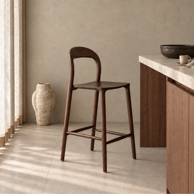Ami barkruk - Houten zitting
