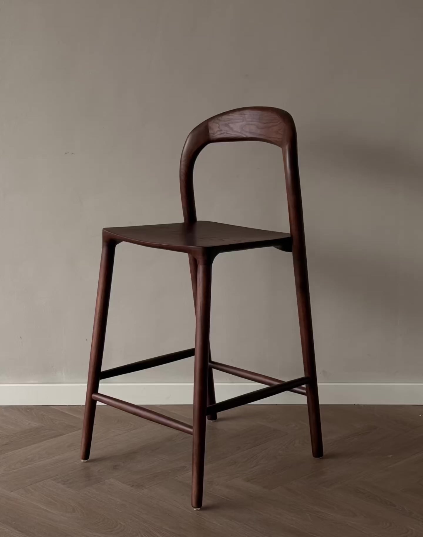 Ami barkruk - Houten zitting